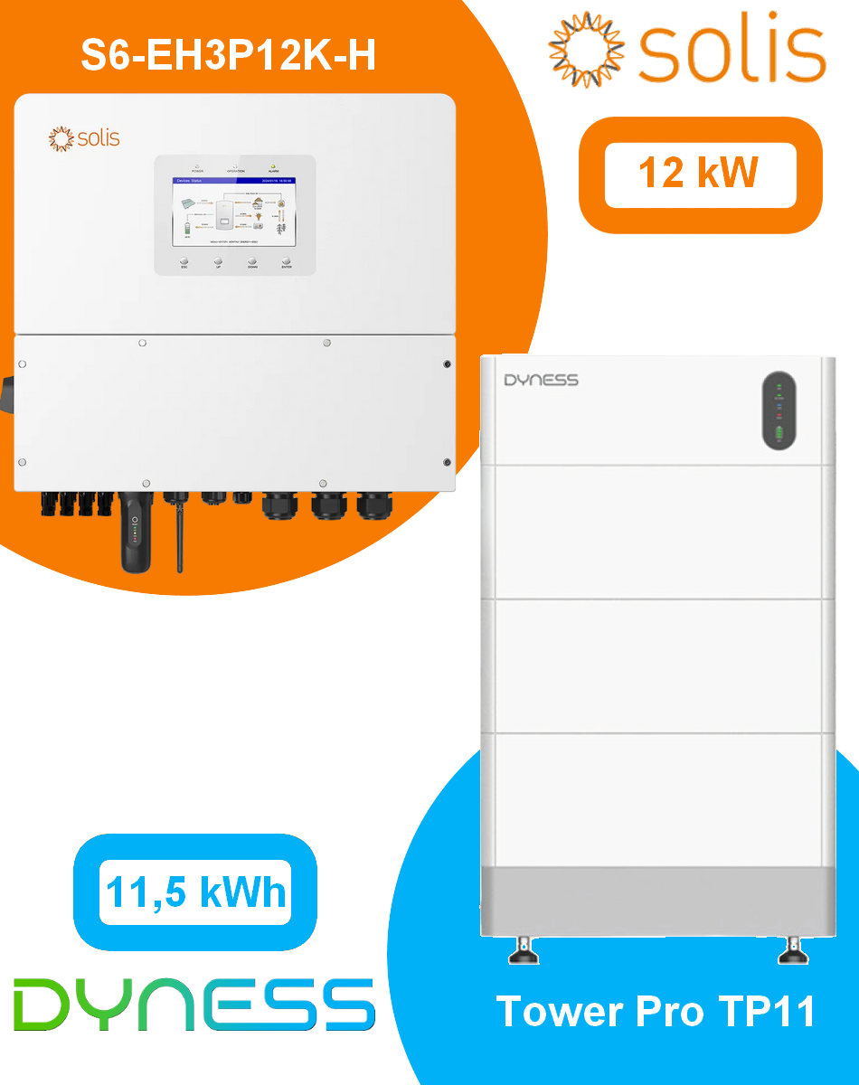 Dreamteam Solis & Dyness 12kW / 11,5 kWh